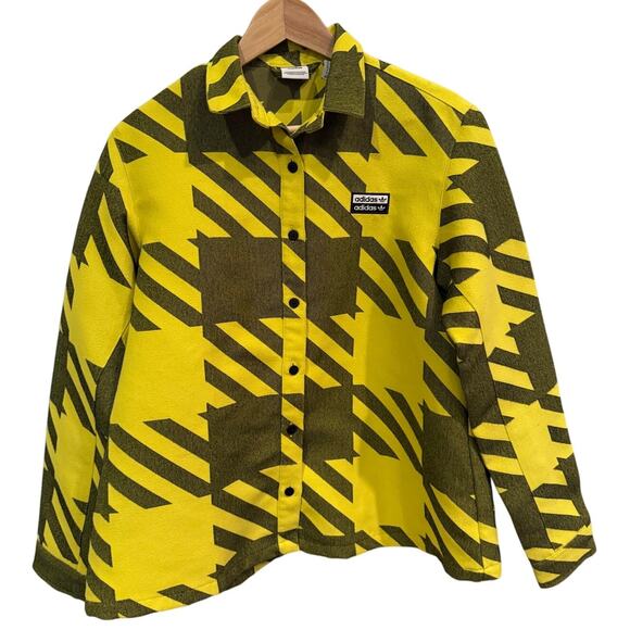 Adidas GD3963 R.Y.V. SHIRT Black / Bright Yellow Women's Size Small - Picture 1 of 10